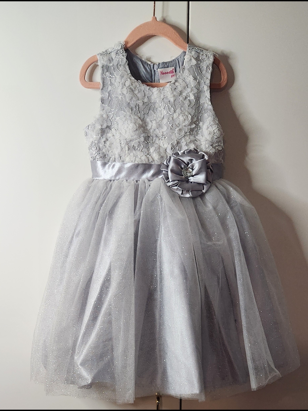 Girls Sparkle Lace Occasion Dress